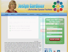 Tablet Screenshot of joslyngardiner.com